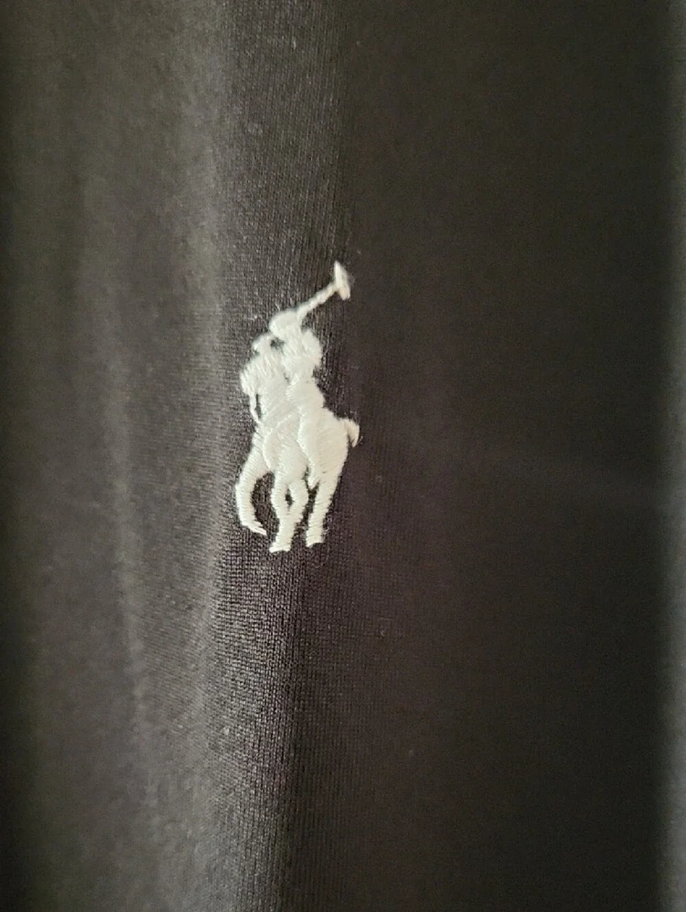 Polo by Ralph Lauren Black Crewneck Performance Tee with White Polo Pony